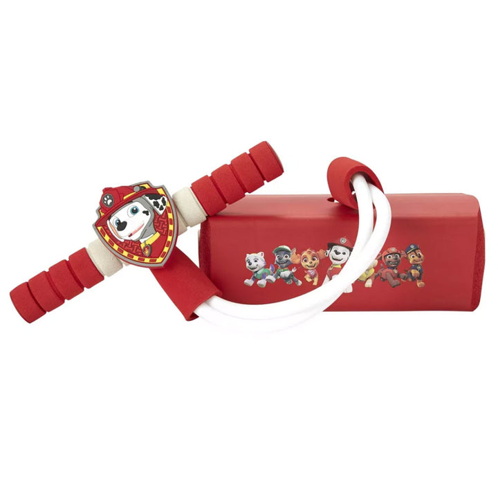The Paw Patrol Flybar (Marshall) is a red foam toy sword with a Marshall badge on the hilt and comes with a matching red sheath featuring PAW Patrol characters.