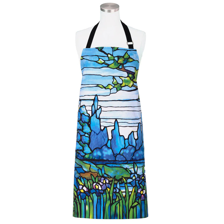 Louis Comfort Tiffany Iris Landscape Apron