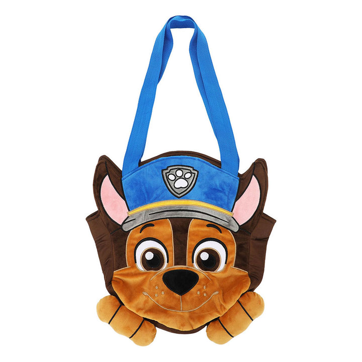 Paw Patrol Chase Plush Padded Tote Bag