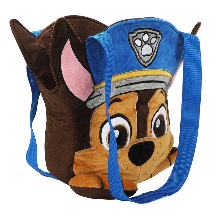 Paw Patrol Chase Plush Padded Tote Bag