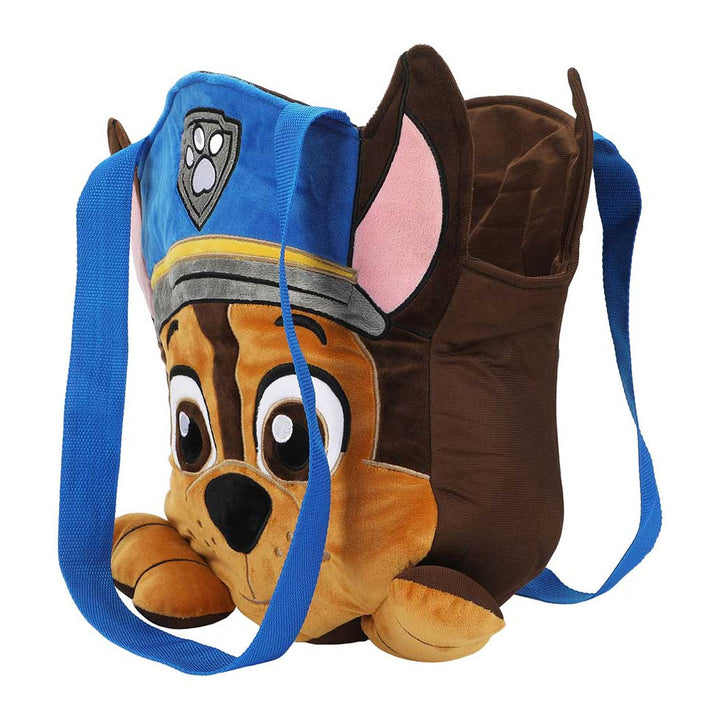 Paw Patrol Chase Plush Padded Tote Bag