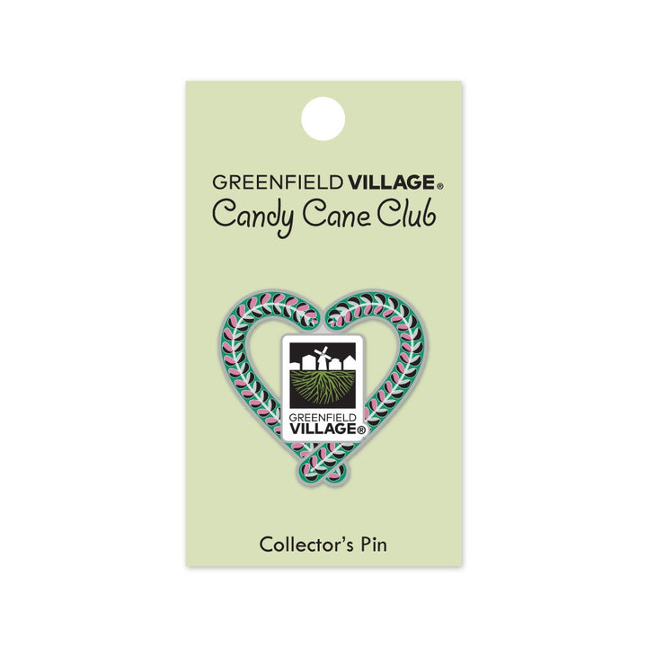 The Henry Ford® Greenfield Village Candy Cane Lapel Pin