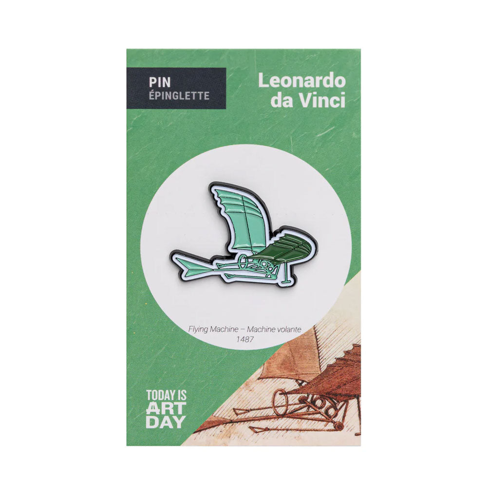 Da Vinci Flying Machine Pin
