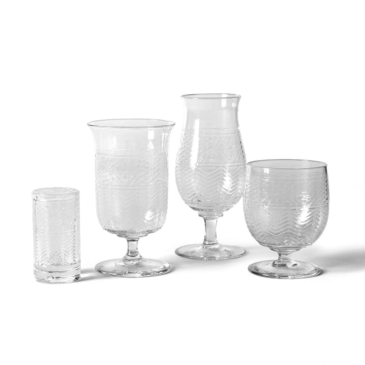 American Heritage Molded Water Goblet - Clear