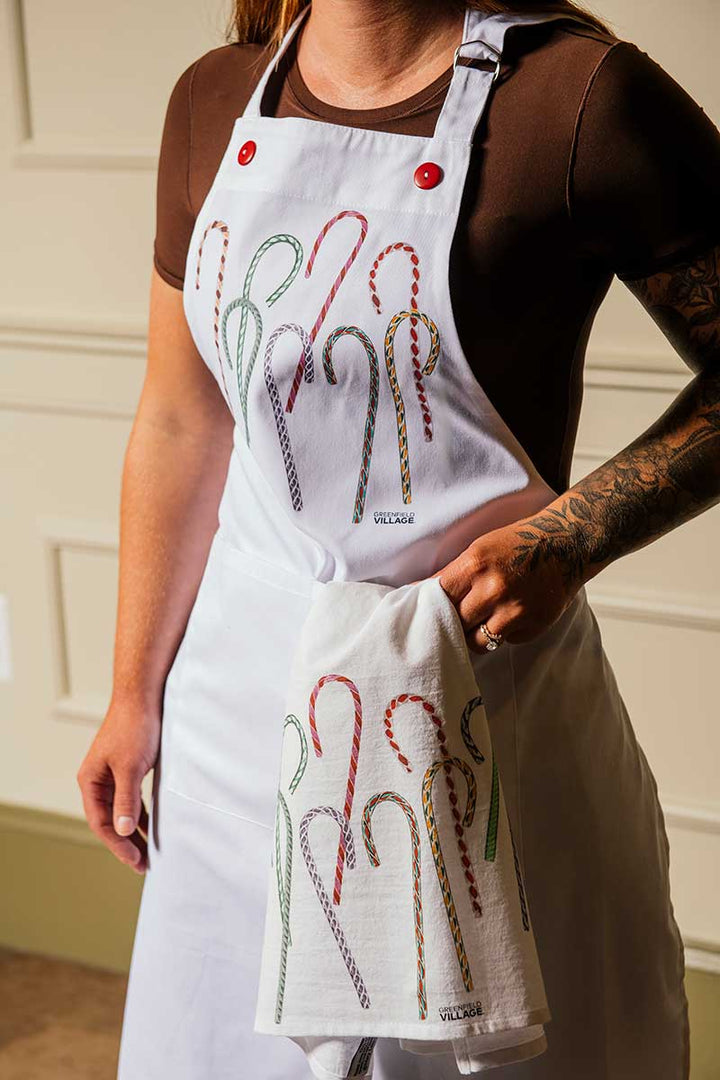 The Henry Ford® Greenfield Village Candy Cane Apron