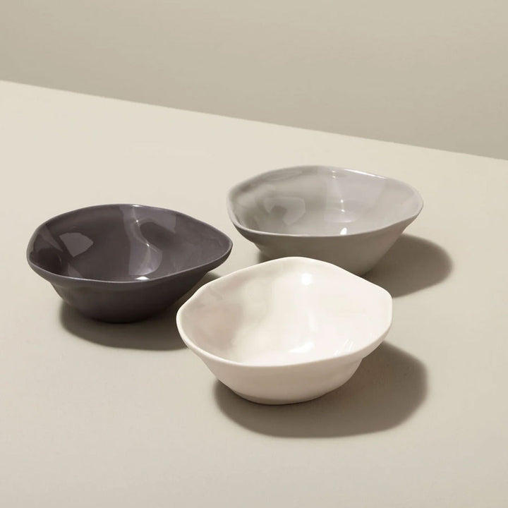 Tam Stoneware Pinch Bowl - Pearl