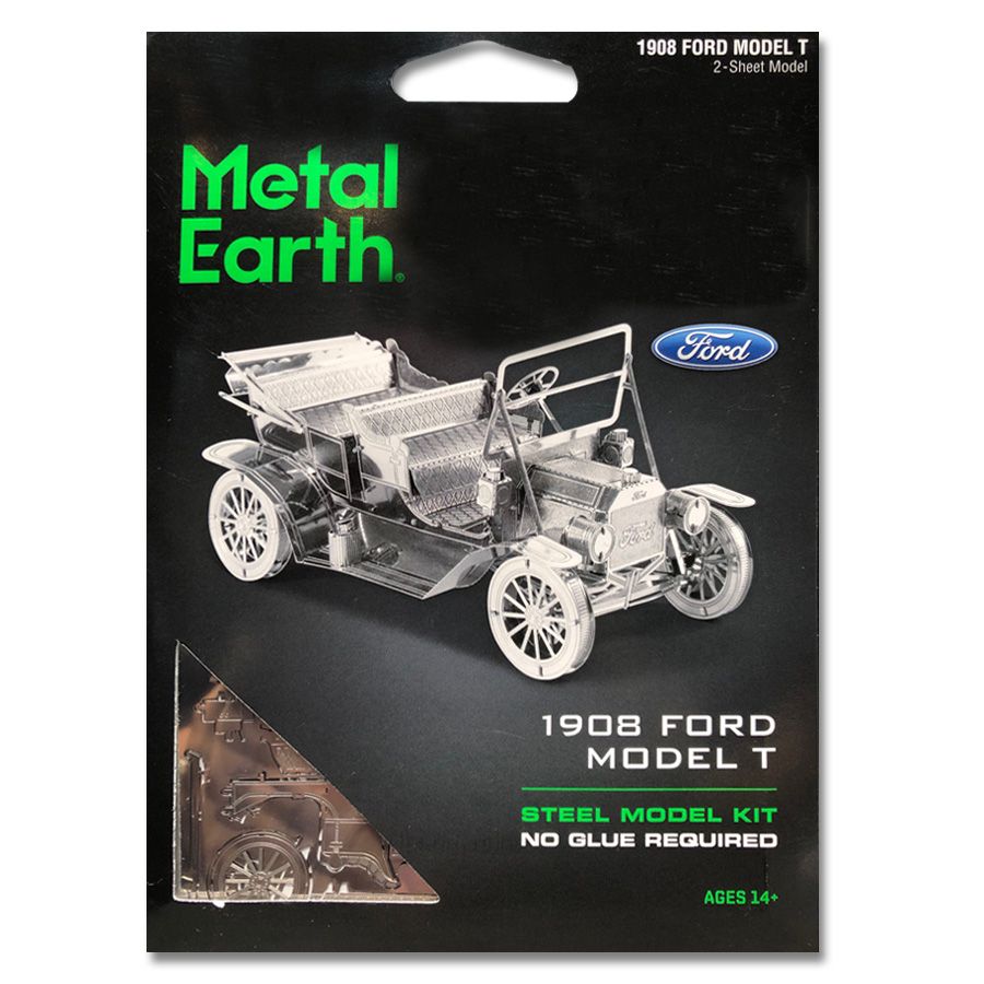 Metal Earth 1908 Ford Model T 3D Laser Cut Metal DIY Model Hobby Car Build Kit 