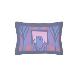 Pink-Blue Burbank Pillow Cover Set