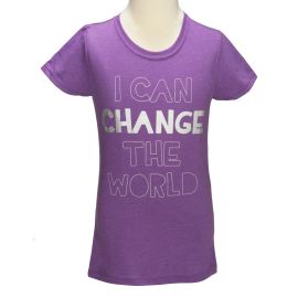 Girls "I Can Change the World" Tee