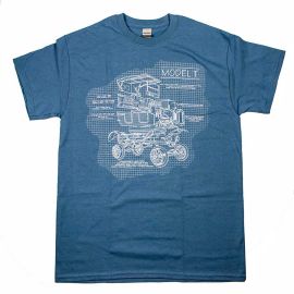 Adult Model T Blueprint T-Shirt