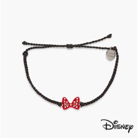 Minnie Mouse Enamel Bow Charm Bracelet