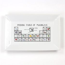 Michigan Periodic Table Platter