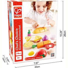 Chef's Choice Wooden Play Food Set