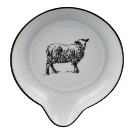 Porcelain Sheep Spoon Rest