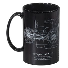 Quadricycle Blueprint Mug