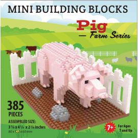Mini Block Pig Set