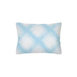 Blue-Purple Trellis Pillow Cover Set