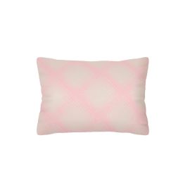 Pink-Green Trellis Pillow Cover Set